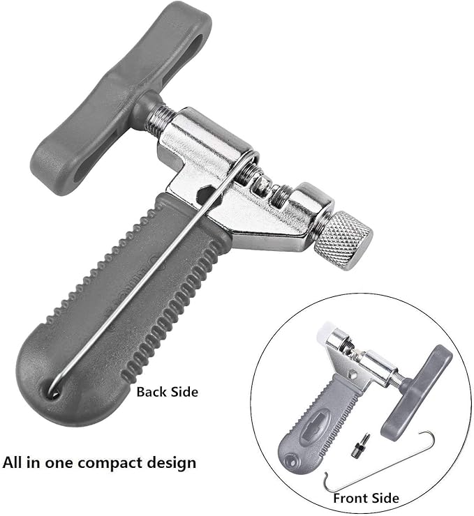 Oumers Universal Bike Chain Tool, Road & Mountain Bicycle Chain Breaker & Installer Kit, Chian Splitter Repair Kit