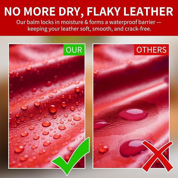 Leather Recoloring Balm and Leather Repair Kit for Furniture, Leather Dye for Couches, Car Seats, Leather Paint & Stain for Sofa, Chairs, Bags, and More