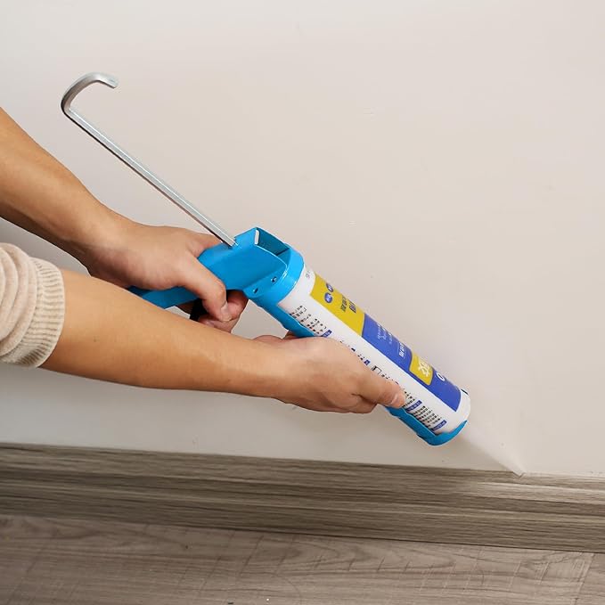 Bates- Caulking Silicone Gun, 10:1 Thrust Ratio, Hand Caulking Guns, No Drip
