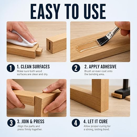 Realth All Purpose Adhesive 4 oz Brush Can 2 Pack Strong Contact Cement | Fast Drying Flexible Repair Glue for Leather, Rubber, Neoprene, Plastic & Wood