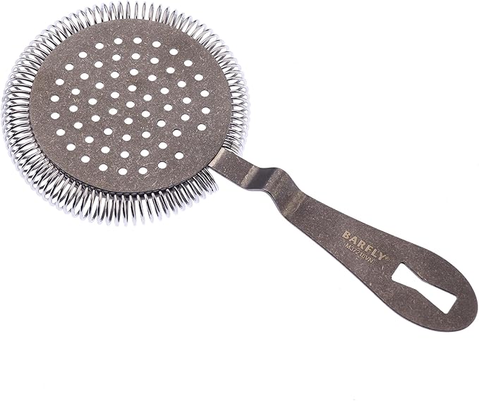 Barfly Deluxe Antique Hawthorne Spring Strainer, Vintage