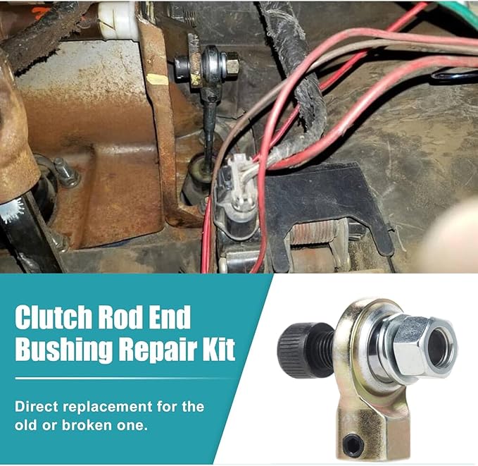 Clutch Rod Permanent Repair/Fix Heim Joint Kit Compatible with 1987-2010 Ford F150 F250 F350 F450 F550 Powerstroke Super Duty, Bronco