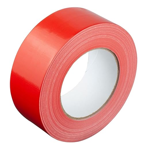 GTSE Red Duct Tape, 2 Inches x 55 Yards (164 ft), Heavy Duty, Waterproof Repair Tape for Indoor or Outdoor Use, 2 Rolls