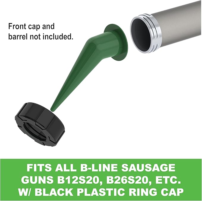 Albion Engineering Company 935-4(3 Pack) Bent Cone Nozzle for Albion B-Line Sausage Guns, Pack of 3