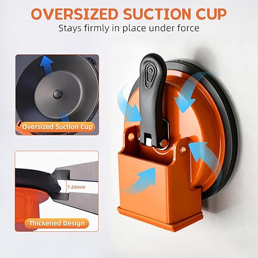 Floor Gap Repair Tool,Equipped with 6 Adhesive Pads and 3 Cushion Pads,Suitable for Surface Smoothing of Vinyl,Wood, Tiles,Tile and Laminate Flooring (Floor Gap Fixer Tool+Hammer)