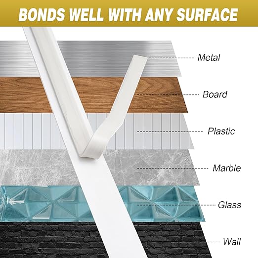 LLPT Butyl Tape Black 1/2 Inch x 33Ft Tight Seal for Leak Proof EPDM RV Repair Window Glass Boat Sealing Roof Pipe Patching(BST053)