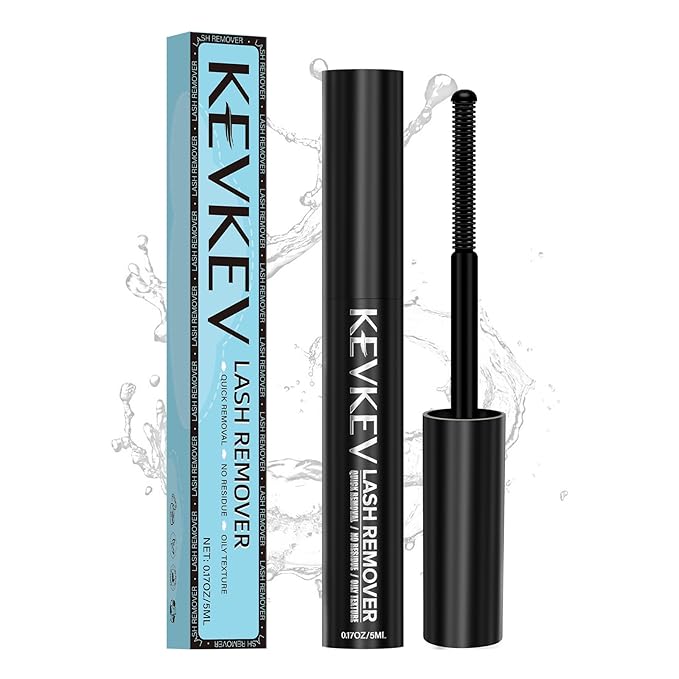 KEVKEV Lash Remover For Lash Extensions 5ml Lash Cluster Remover Oil Texture Lash Remover Gentle Quick Removal,No Residue,Clear Lash Glue Remover DIY Lash Extension Remover at Home