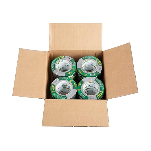 Duck Brand All-Purpose Duct Tape, Silver, 1.88 in. x 60 yd., 6 Rolls (242817)