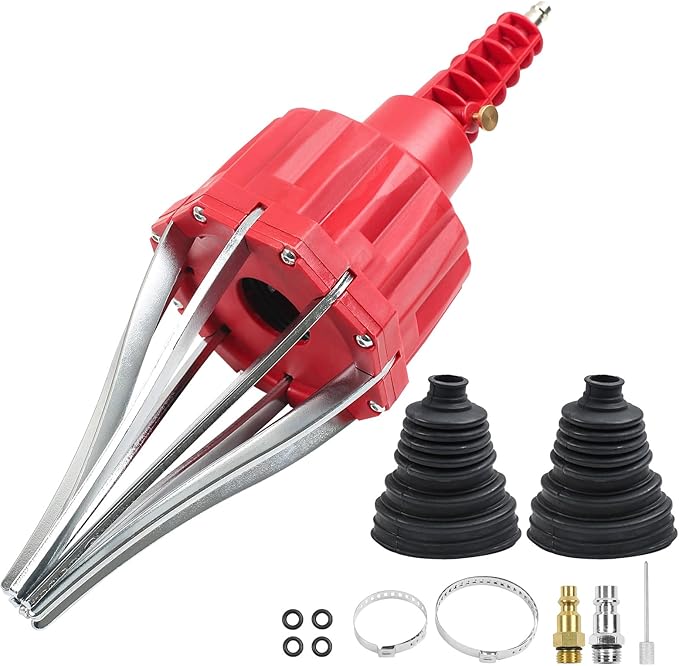 Universal Pneumatic CV Joint Boot Installation Tool w/ 2 CV Boot, 20Pcs Automotive CV Axle Removal Tool Kit, CV Boot Expander Rod Spreader Compatible with Audi, BMW, Mercedes, UTV, ATV