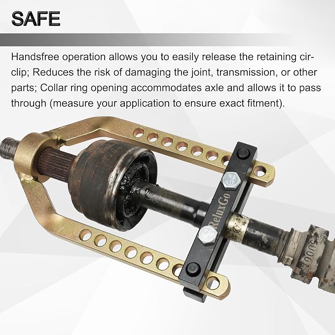 ReluxGo CV Joint Puller Propshaft Separator Tool Universal CV Axle Removal Tool CVJ CV Axle Puller U Joint Removal Tool