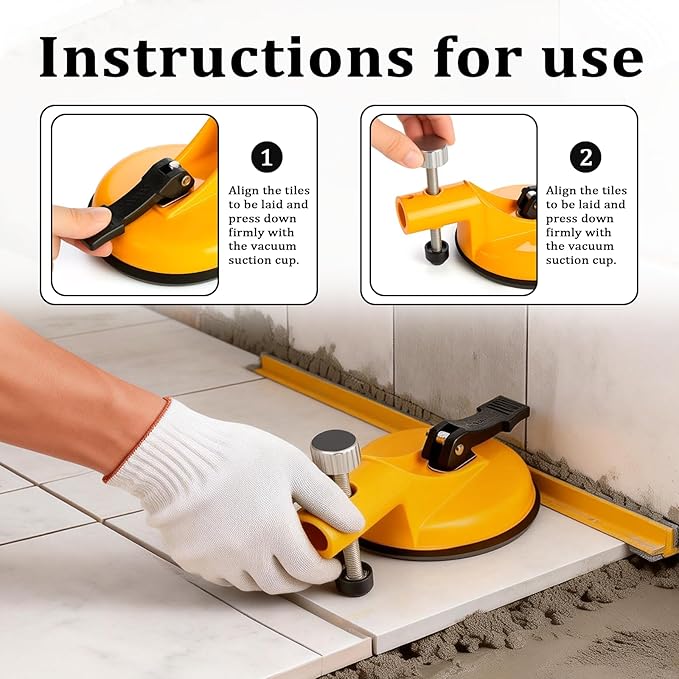2 Pack Adjustable Height Setter, Professional Countertop Leveling Lool, Countertop Leveling Tool for Flooring Gap Fix, Stone Slab Alignment, Repair & Seam Leveling