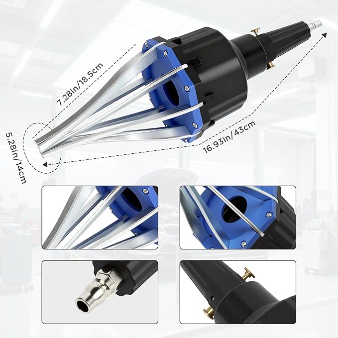 Automotive Pneumatic CV Joint Boot Installation Tool, Joint Boots Expander Suitable for All Universal, CV Axle Install Removal Tool Compatible with Audi, BMW,Benz, UTV, ATV