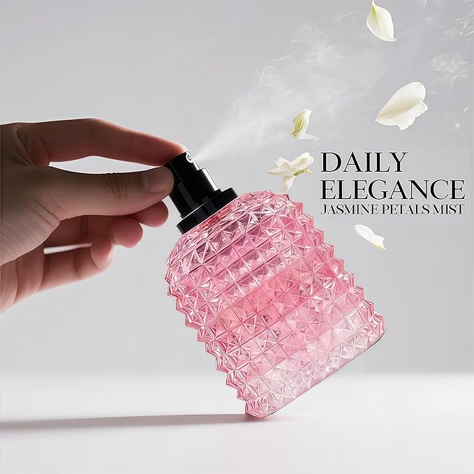 Women's Perfume Set - 2 Pack Eau de Parfum Spray 3.4 Oz Each | Floral Jasmine & Sweet Vanilla with Bergamot & Woody Notes | Long Lasting Original Scent Gift Set for Women (MilaWR&Ka Candy)