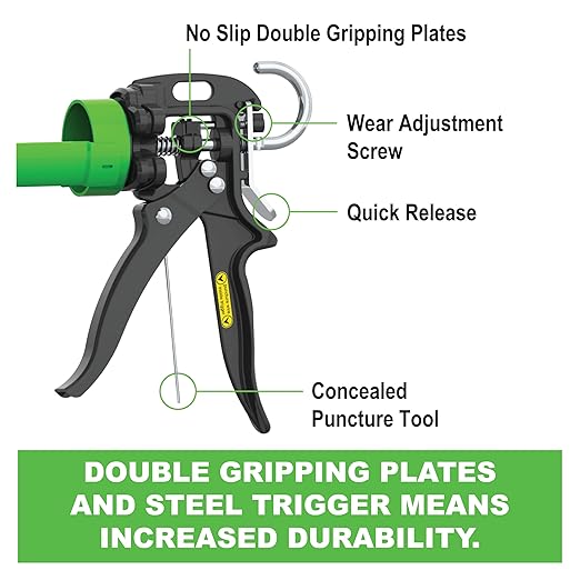 Albion Engineering Company B26 B-Line Manual Cartridge Caulking Gun, 1/10 Gallon (10 oz), 26:1 Drive