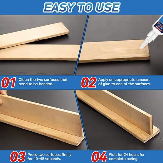 Super Glue 30 g, Superglue All Purpose, Instant Glue with Anti-Clog Cap, Strong Clear Adhesive for Plastic, Glass, Ceramic, Metal, Wood, DIY, Waterproof(Clear, 30 Grams * 1 Pack, Super Glue)