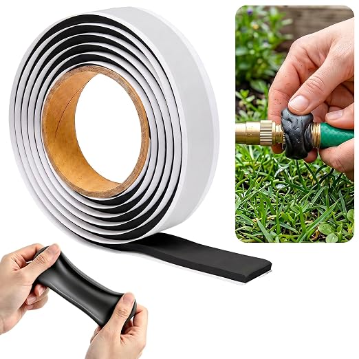 U0U Black Moldable Silicone Putty,5mm Waterproof Multi Purpose Butyl Seal Putty Tape,Plumbers Duct Seal Putty for Sink Drain Gap Wall Repair