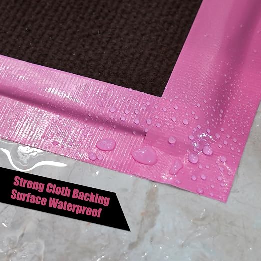 3 Rolls Pink Duct Tape, Heavy Duty Strong Industrial Colored Duct Tape 9mil x 2inch x 25yds Flexible, No Residue, Waterproof and Tear by Hand, Multi-Use for Indoor & Outdoor Repairs