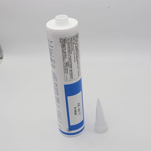 Japan Shin-ETSU KE-45-T 330ML Electronic Sealant ShinEtsu Shin-ETSU Glass Glue Fixed Waterproof Oil High Vacuum Silicone Gasket Seam Sealing Grease Original Imported Product(KE45-T)