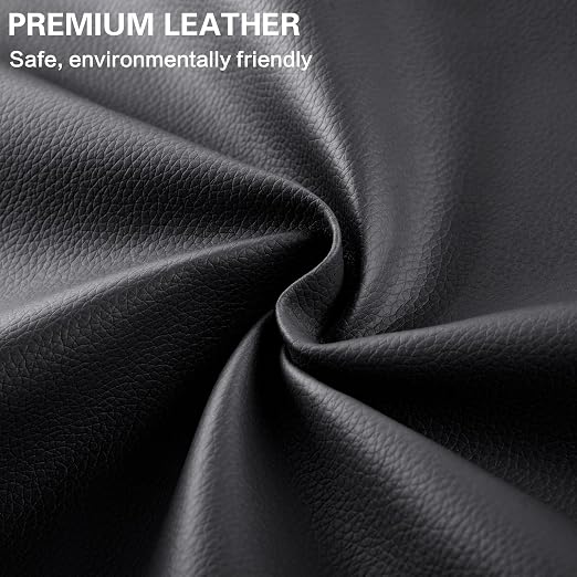 Self Adhesive Leather Repair Patch Kit, 4" x 63" Large Vinyl Leather Repair Tape for Furniture, Car Seat, Couch, Sofa, Chair Black
