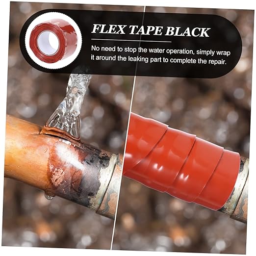 Homoyoyo Sealing Tape Flexible Rubberized Sealant for Pipe Repairs for Leaks Plumbing Buckets and More Easy to Use Material