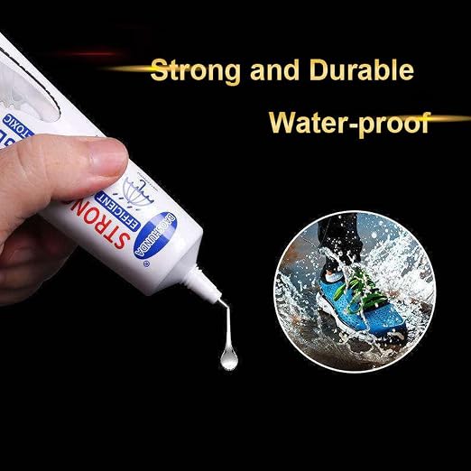 Shoes Glue Super Strong Adhesive Clear Repair Sole for Sneakers, Transparent Sealant Waterproof Resistant with Precision Tip Professional Grade for Heels Sports Shoes Climbing Shoes Leather 2oz, 60ml
