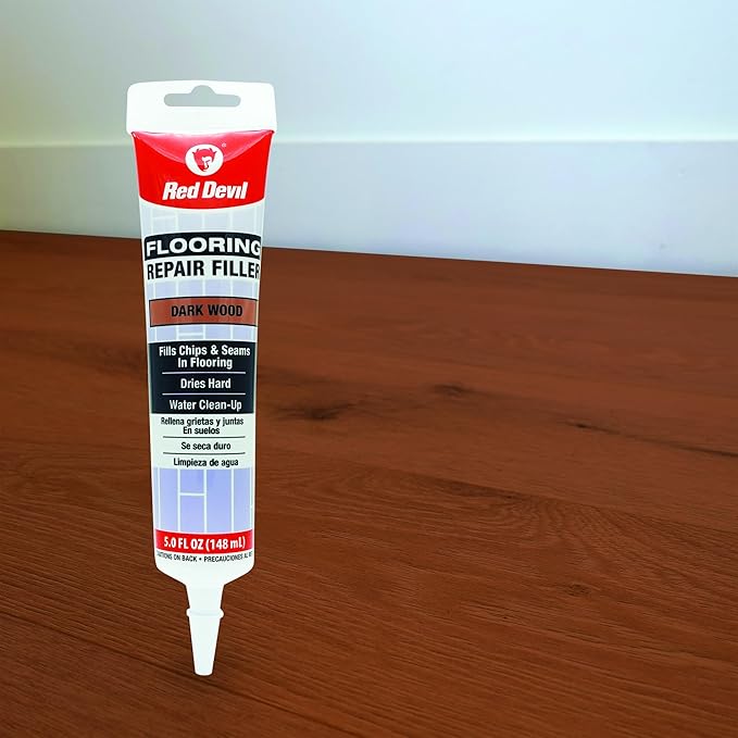 Red Devil 056045 Flooring Repair Filler, 5 oz., Dark Wood, 4 Pack