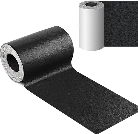 Self Adhesive Leather Repair Kit for Furniture, 3x60 inches Black Leather Tape for Car Upholstery Seat Repair, Upgraded Self-Adhesive Fabric Leather Repair Patch for Motorcycle