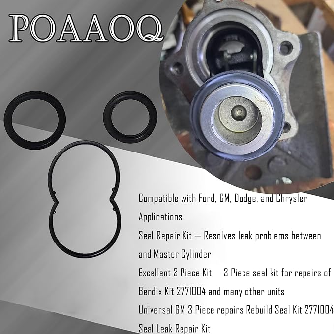 GM 3 Piece Repair Kit Seal Leak Repair Universal Kit Compatible with Chevy, GMC, Dodge and Ford