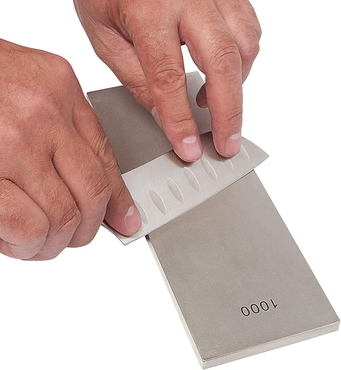 Trend Complete Sharpening Set: 6 Inch Diamond Bench Stone, Tapered File, Leather Strop, Lapping Fluid, Mirror Paste, Cleaning Block & Storage Case, DWS/KIT/K