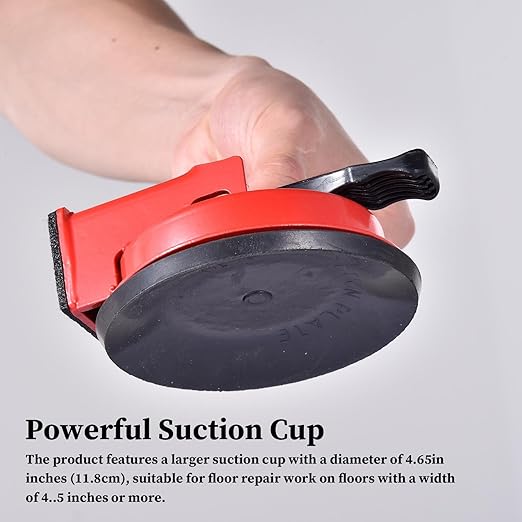 Laminate Floor Gaps Fixing Tool, Heavy Duty Suction Cup Closer Fixer, Vacuum Flooing Repair Gripper, High Performance Puller, for Tight Spaces Corners Hardwood Plank Wood Tile Deep Textures