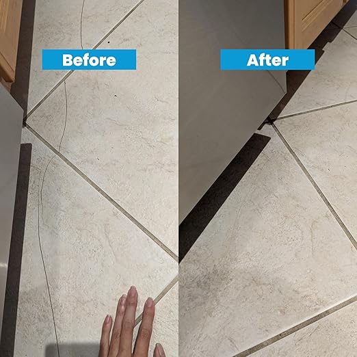 MagicEzy Tile RepairEzy (Beige) - Porcelain Repair Kit - Strong Chip Repair Filler for Tile, Sink Repair, Vase, Dinnerware