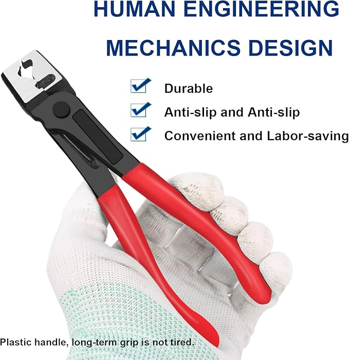 Tnisesm Hose Clamp Pliers Clic-R Type for Automobile Collar Pliers CV Boot Clamp Repair Tools
