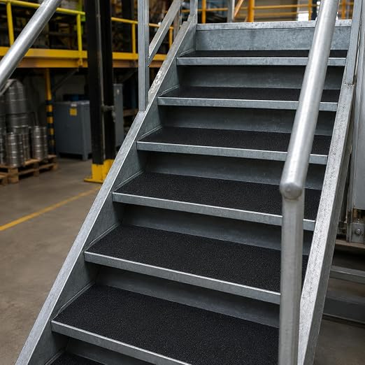 Extra Wide 16in x 40ft Black Anti Slip Tape, 80 Grit Waterproof Non Skid Grip Tape Roll for Ramps, Decks, Boat Decks, Warehouse Floors, Garages, Indoor & Outdoor Use