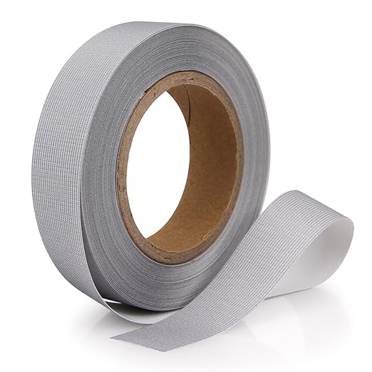 TPU Seam Sealing Tape – Waterproof Heat-Seal Fabric Repair Tape for Tents, Outdoor Gear, and Apparel, 0.79 in x 10.94 yd, Grey