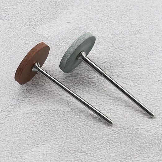 46PCS Polishing Wheels Kit 20PCS Silicone Rubber Polishing Wheels & 20PCS Polishing Particle & 6PCS Mandrel Shank for Jewelry Making Woodworking & Wood Carving
