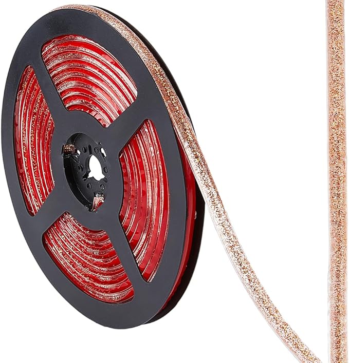 GORGECRAFT 5.5 Yard Ceramic Tile Gap Tape 0.3 Inch Self-Adhesive Caulk Strip Chocolate Sealing Strips Waterproof Peel and Stick Tape Roll Floor Edge Sealant Trim for Shower Bathtub Bathroom Toilet