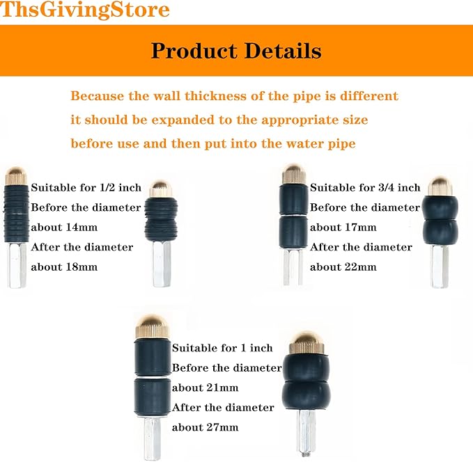Universal Hot-Melt Water Stop Pin, Copper Pipe Water Stopper Tool Water Stop Needle for Plugging Water Repair Plumbing (1 Set)
