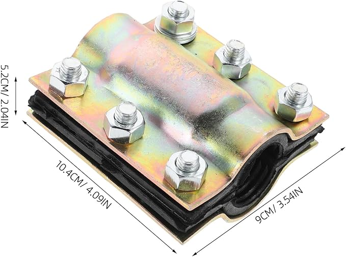 Leak Sealer for Pipes and Plumbing Pe Iron Pipe Leak Fixer Waterproof Repair Clamp Heavy-duty Portable Dn20×110