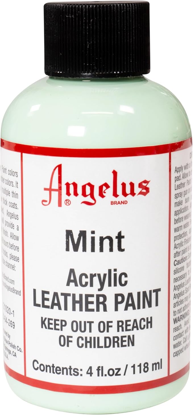 Angelus Acrylic Leather Paint Mint 4oz