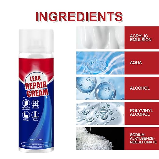 Roof Sealant Liquid, Wall Roof Leak Repair Coating Long-Lasting Gap Filler Sealant for Gutter, Window Frame, Tile, Concrete, Outdoor Waterproofing Accessories