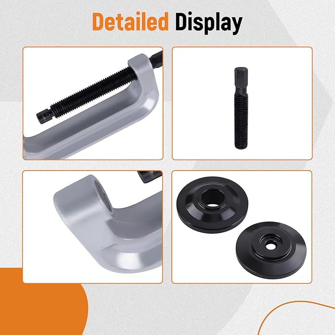 maXpeedingrods Large Ball Joint Press Kit & Wheel Bearing Press Kit, Universal Ball Joint Separator Removal Tool for Cars Trucks SUVs Tractors