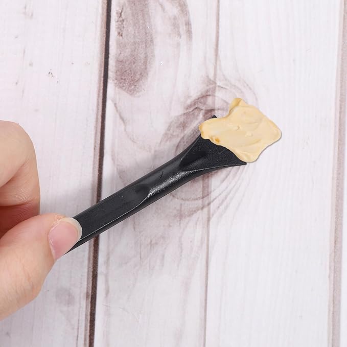 Crevice Cleaning Tool Set, 6Pcs Plastic Scrapers Non Scratch Multi-Purpose Plastic Scraper for Tight Space and Gaps Perfect to Remove Stickers Labels Oil Stains Dirt