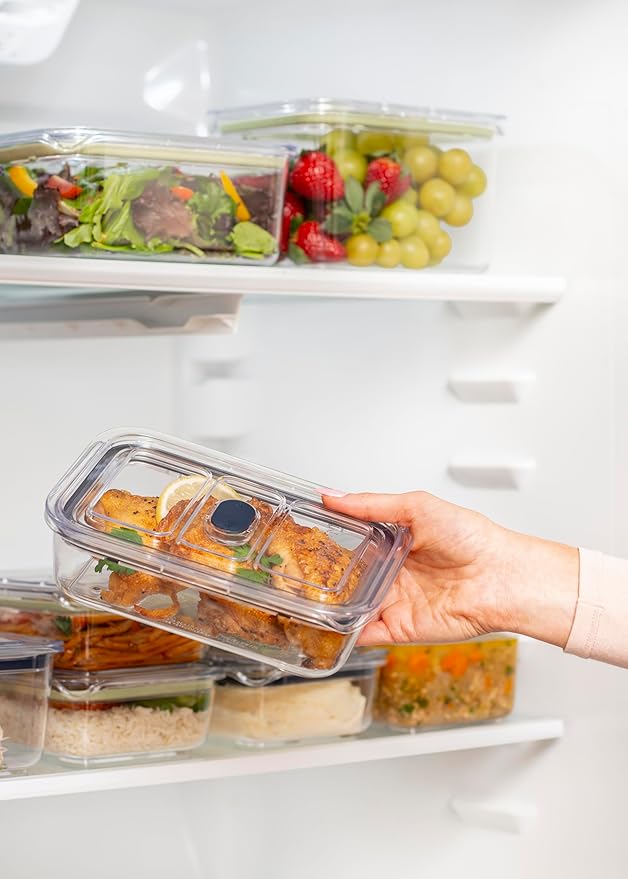 Latchlok Click 10 Piece Food Storage Container Set, Storm