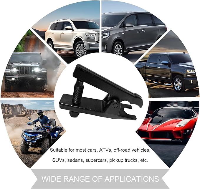 Ball Joint Separator Tool, Adjustable Ball Joint Puller and Extractor Adjusts from 1-1/2" to 1-7/8", Universal Removal Tool for Separating Arms, Tie Rods & Ball Joints on Cars