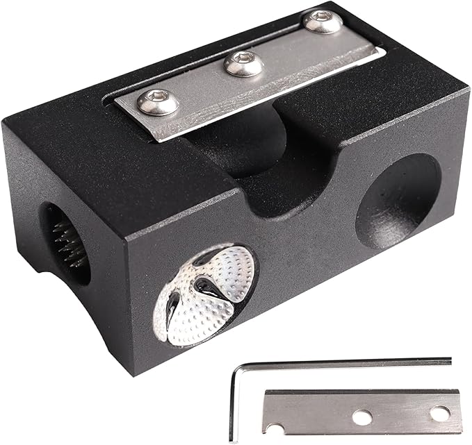 GSE Games & Sports Expert Billiard Pool Cue Tip Tool, Stick Scuffer/Shaper/Aerator/Joint Protector Tool, Billiard Accessories