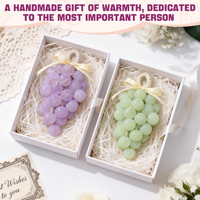 Soap Making Kit for Adults, Grape Soap Complete, Melt and Pour Soap Making Supplies, Contains Mould Soapbase Essential Oils Fragrances and Dried Flowers for Beginners and Mother's Day