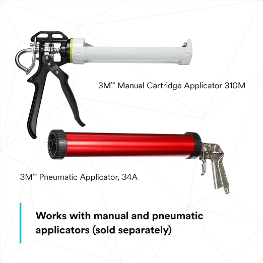 3M Marine Adhesive Sealant 5200, Mahogany, PN06502, Flexible Bonds, Long Work-Time, 1/10 Gallon Cartridge, 10 fl oz
