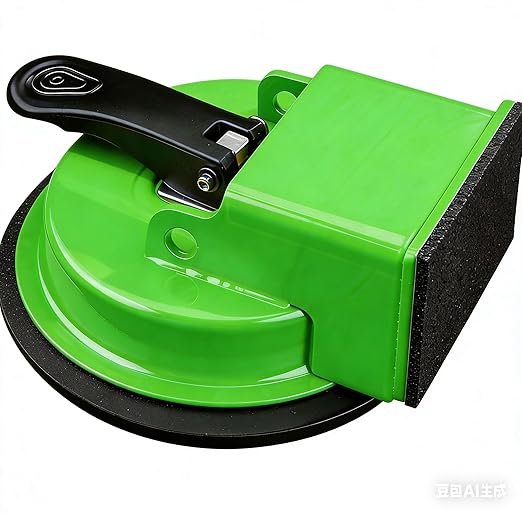 Floor Gap Fixer Tool, Cast Aluminum, Heavy Duty Flooring Repair Kit with Vacuum Suction Cup for Laminate, Vinyl, Wood and Tile Floors (Green)