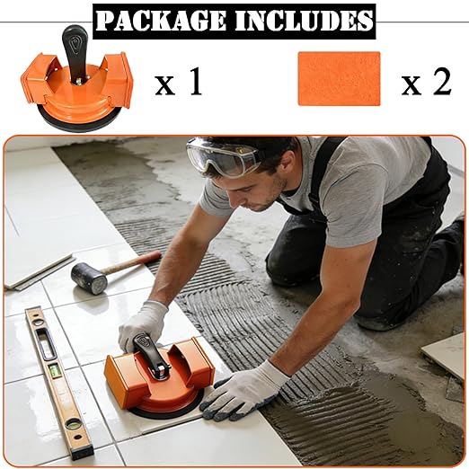 Floor Gap Fixer Tool for Laminate Floor, Professional Flooring Gap Repair Gaps Fixing Tool with 2PCS Felt Pads, Perfect for Smooth Surfaces Wood, Tile, Vinyl