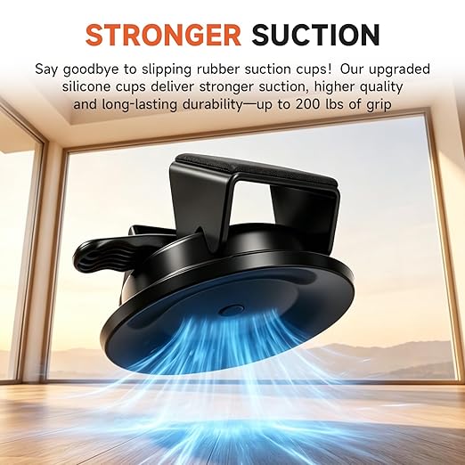 Floor Gap Fixer Tool with Mallet, 45° Impact Design Laminate Flooring Tools, Floor Suction Cup Tool for Gaps with Cleaning Scraper & 5 Sticky Pads for Laminate, Lvp, Vinyl Plank Flooring